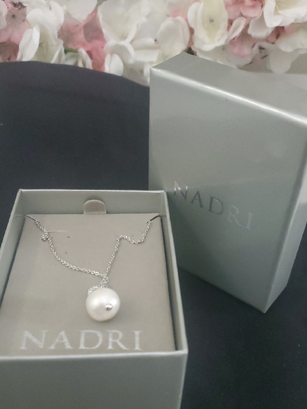 Mothers Day!!Nadri Silver Disc Pendant Necklace ( Ask For Bundle Discount)